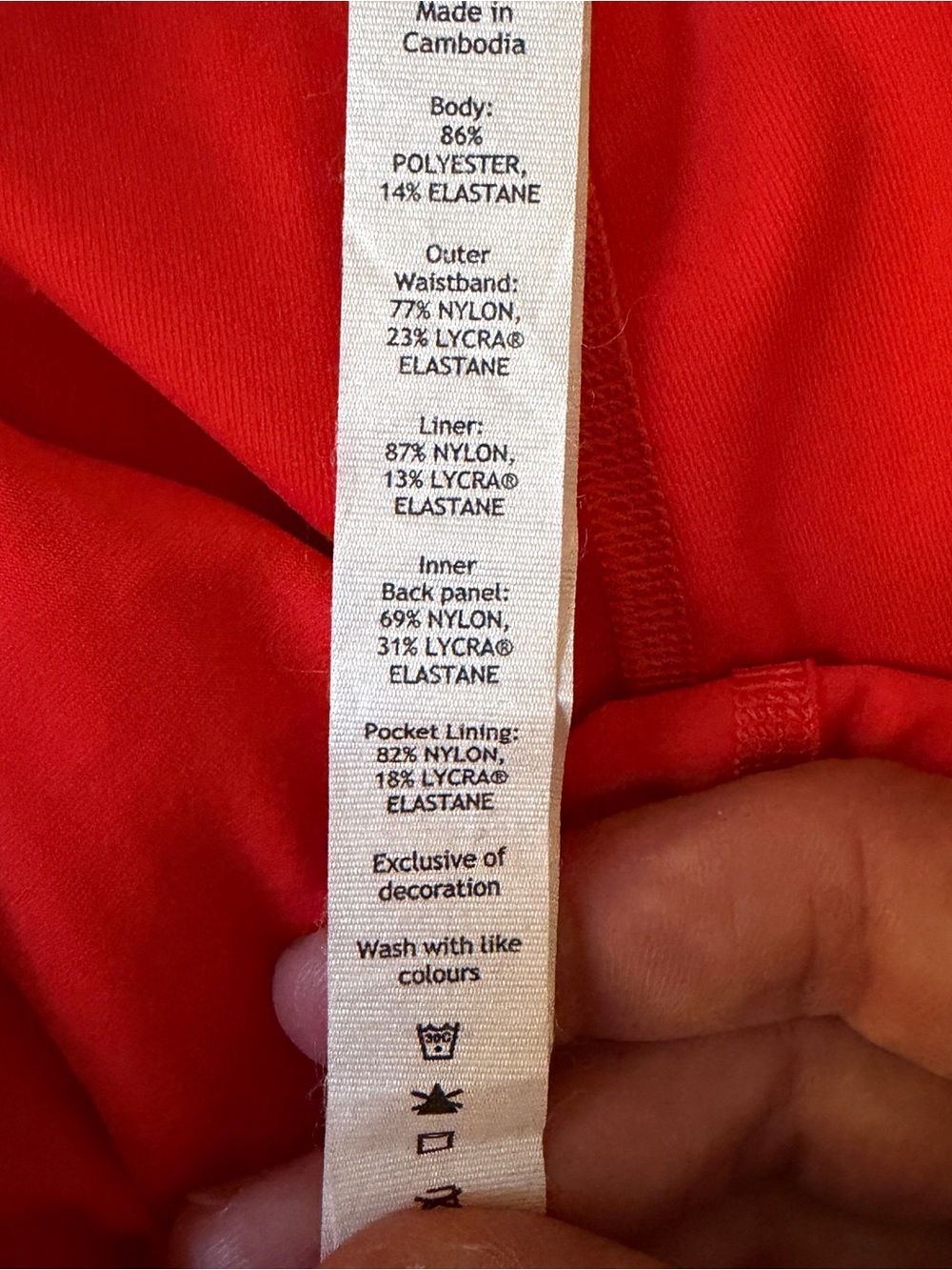 lululemon athletica Red Pleated Tennis-Style Mini Skirt - Picture 5 of 8